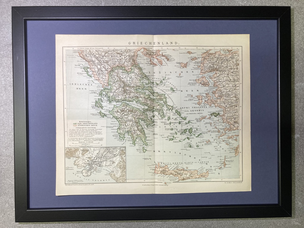 Landkarte Griechenland