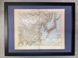 Landkarte China, Korea & Japan