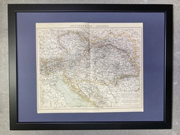 Landkarte Österreich - Ungarn