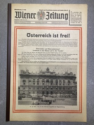 History Zeitung: Staatsvertrag Wiener Zeitung vom 28. Juli 1955